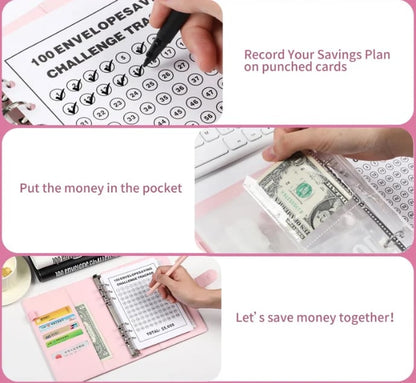 🔥LAST DAY 49% OFF - 🤑✉️100 Envelope Savings Challenge Book
