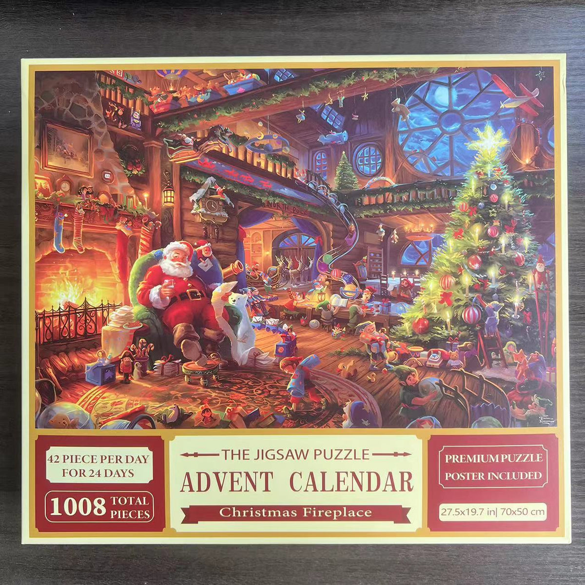 Christmas Advent Calendar Jigsaw Puzzle 1000pcs