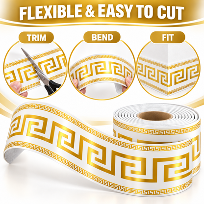 ⏳Limited-time 50% off⏰Self-Adhesive Skirting Board Border Sticker🧱🔰
