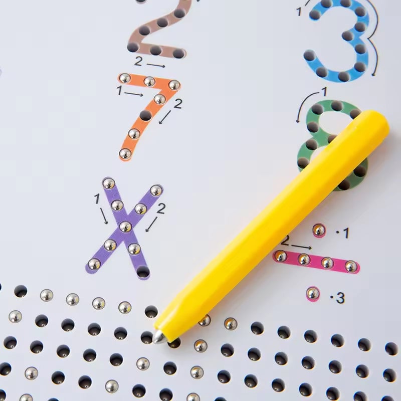 🔥LAST DAY 49% OFF - 2-in-1 Double Sided Magnetic Alphabet Edition