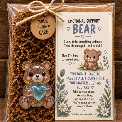 Emotional Support Glass Animal Gift 🐾💕 – A Little Reminder That You Matter