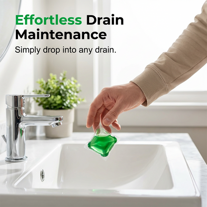 💧Drain Deodorizer Pods – Bio‑enzyme formula neutralizes smells at the source