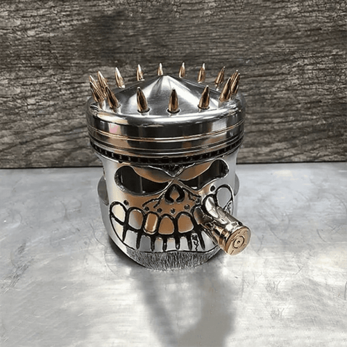 🔥LAST DAY 50% OFF - 🛠️💀Handmade Piston Skull Face Sculpture