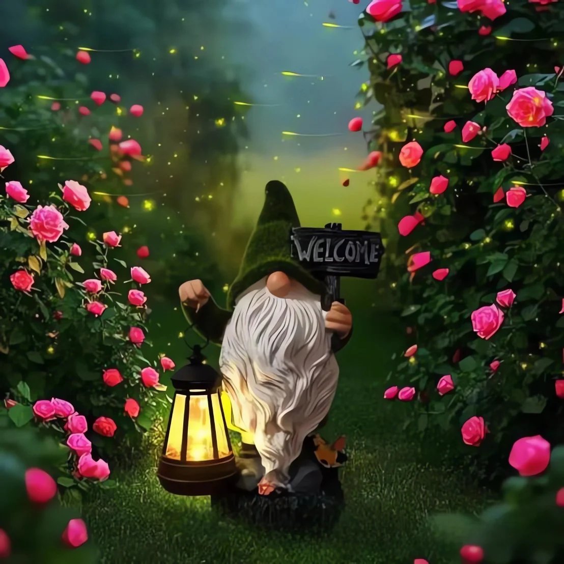 🔥Last Day 50% OFF 🌺Outdoor Garden Gnomes with LED Solar Light