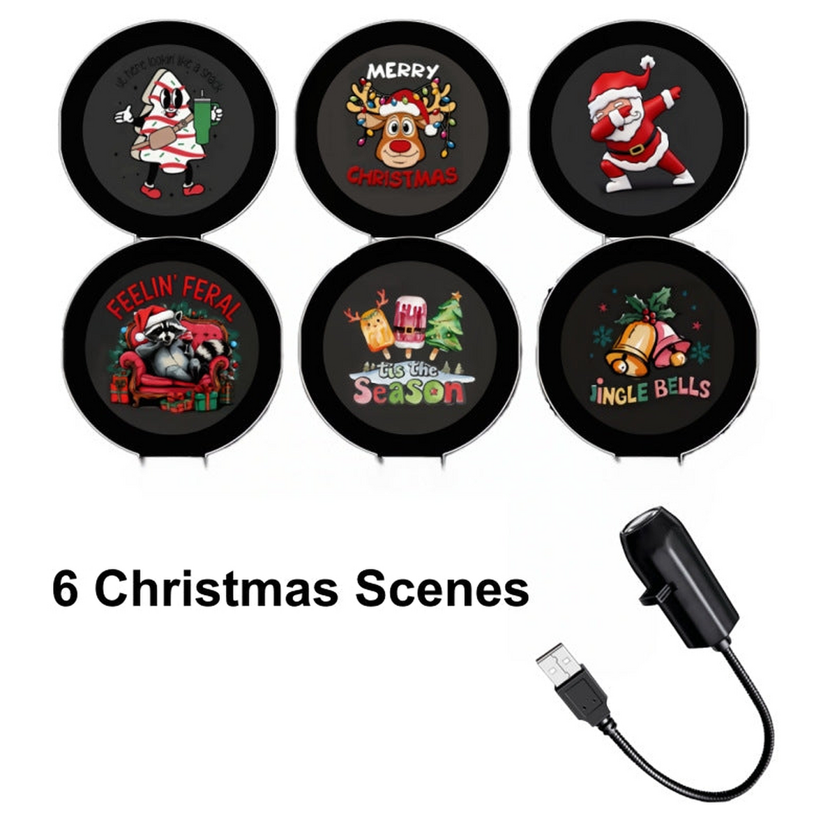 Plug‑and‑Play HD Holiday Projector, Multi‑Scene Projection Light for Christmas, Halloween & Faith‑Themed Decor 2026