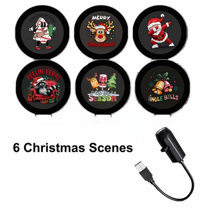 Plug‑and‑Play HD Holiday Projector, Multi‑Scene Projection Light for Christmas, Halloween & Faith‑Themed Decor 2026