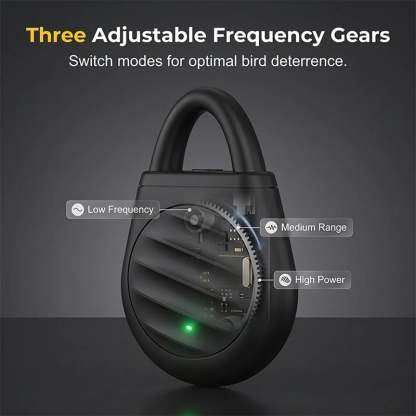 🔥Limited time offer！🐦No more trouble from birds, beasts and locusts！Portable Ultrasonic Bird Repellent Keychain