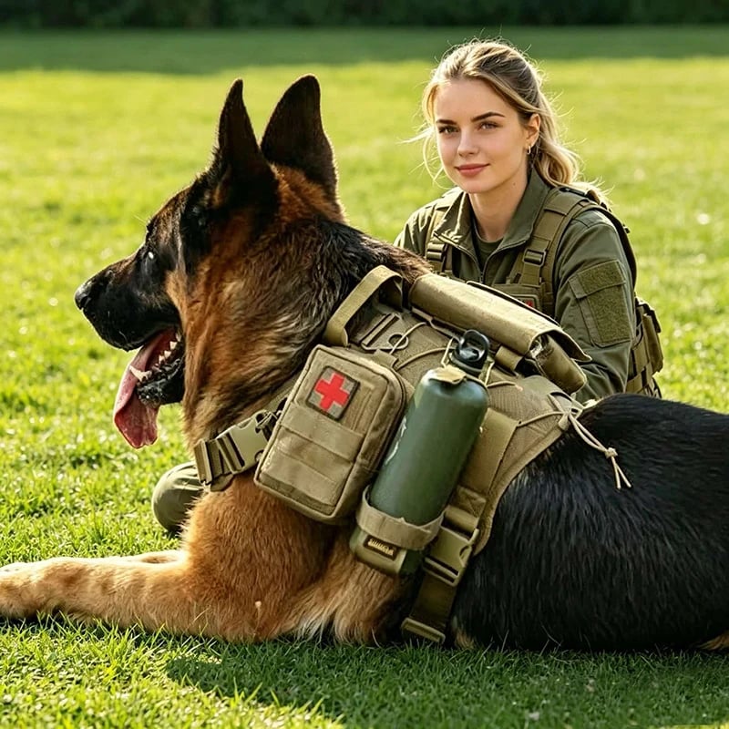 🪖Funny Tactical Soldier Pet Costume | Military Outfit for Dogs & Cats