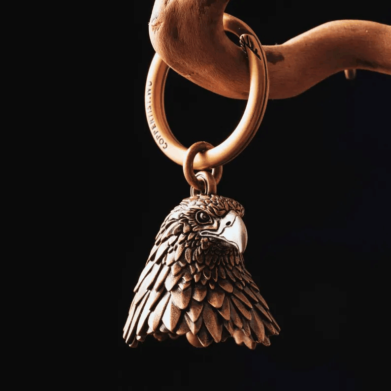 🦅Handcrafted HD Eagle Bell -Eagle Bronze Motorcycle Bell🏍️