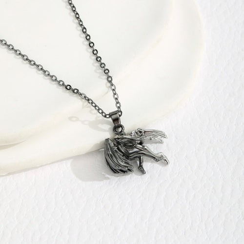 🔥Last 4 hours Sale: Save 49%-925 Silver Angel and Demonio Collar