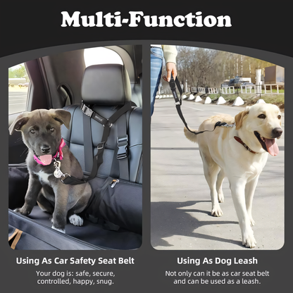 🔥 🔥2-Pack Dog Travel Safety Belts