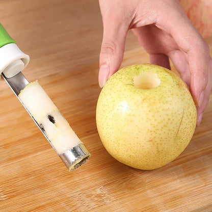 🥳2026 HOT SALE🥳💞50K+ SOLD!🔪🛒! The 2-in-1 Kitchen Hero: Core & Peel with a Twist. Stainless Steel Fruit Tool! 🍎⏱️