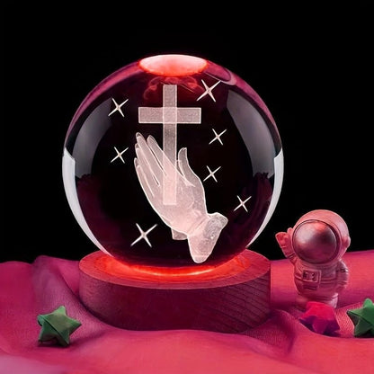 🔥LAST DAY SALE 50% OFF ✝️The Holy Crystal Lamp