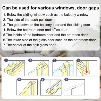 🔥Weather Stripping Door Seal Strip (5M/16.4FT) —Protects from cold wind and heat🌪️🌀