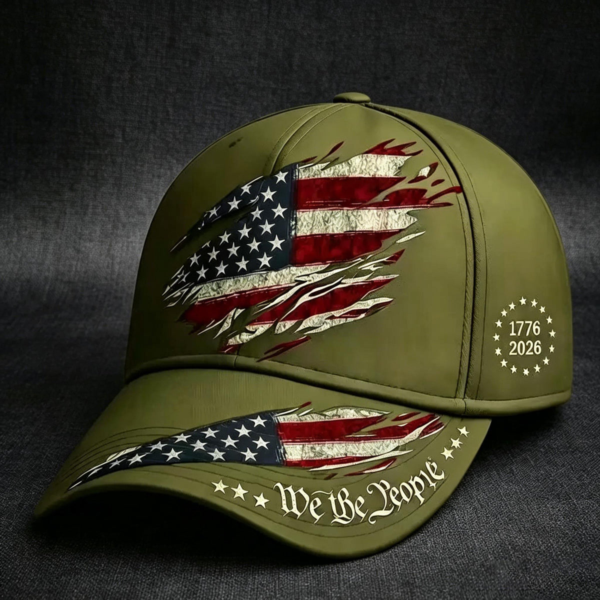 250th Anniversary Print Baseball Cap, Adjustable Unisex Sun Cap⭐