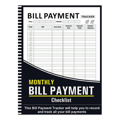 🔥Bill Tracker Notebook🎁