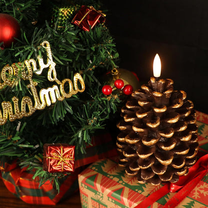 💥Black Friday Sale: Save $20 -🔥Flameless Pinecone Candles Battery Operated with 6 Hour Timer