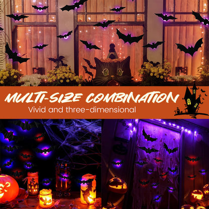 🔥Limited-Time  Halloween LED Flying Bat Decorations