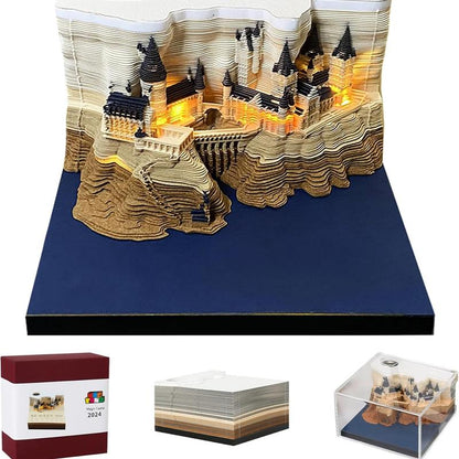 🔥LAST DAY SALE 49% OFF🏰 3D Memo Note Calendar with Upgraded Packing