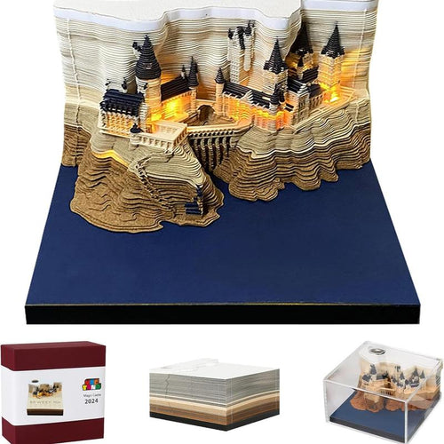 🔥LAST DAY SALE 49% OFF🏰 3D Memo Note Calendar with Upgraded Packing
