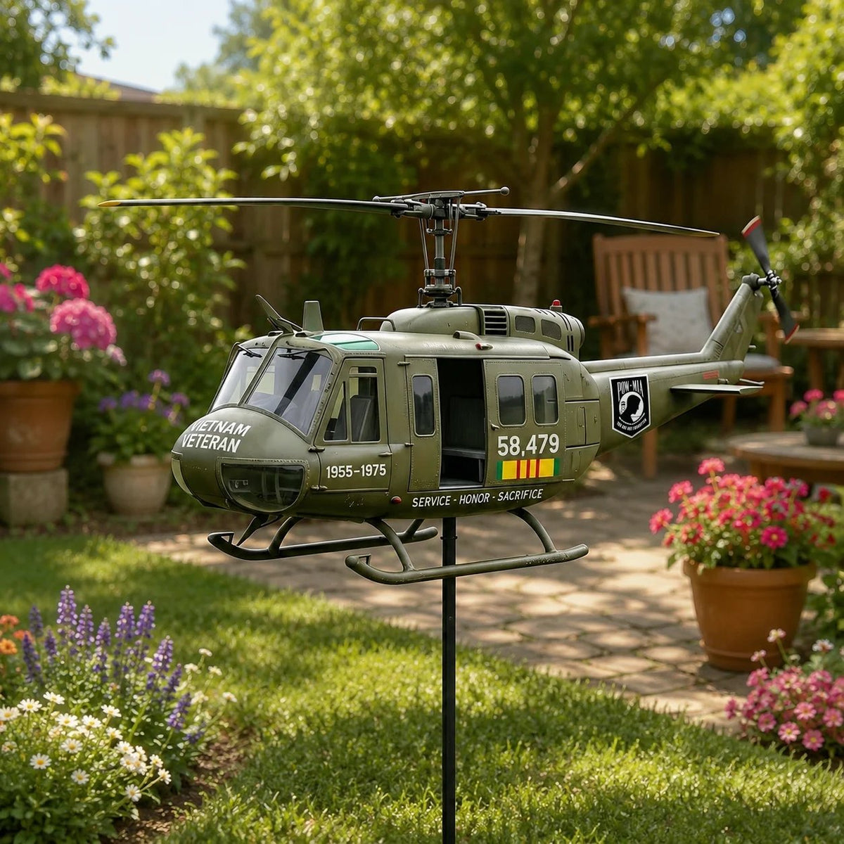 🏆Last Day Promo: 49% OFF 🎖️-Vietnam Veteran Helicopter Wind Spinner✈️!