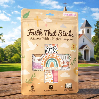 ✝️ Faith That Sticks ✝️ 300 PCS Inspirational Christian Bible Verse Stickers