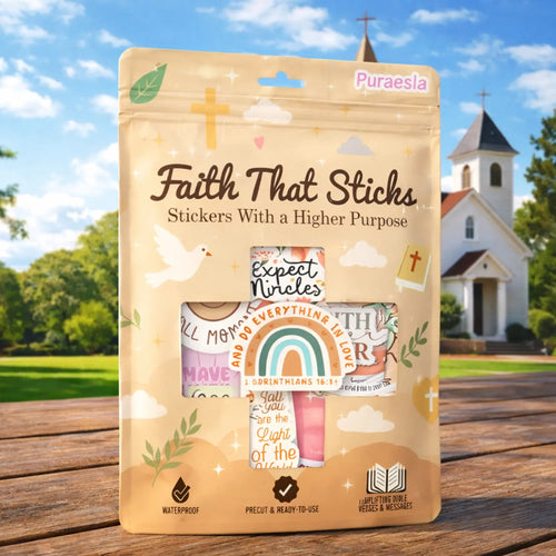 ✝️ Faith That Sticks ✝️ 300 PCS Inspirational Christian Bible Verse Stickers