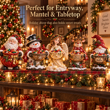 ✨Last Day 50% OFF✨ Lighted Christmas Candy Bowl Collection – 5 Festive Holiday Designs