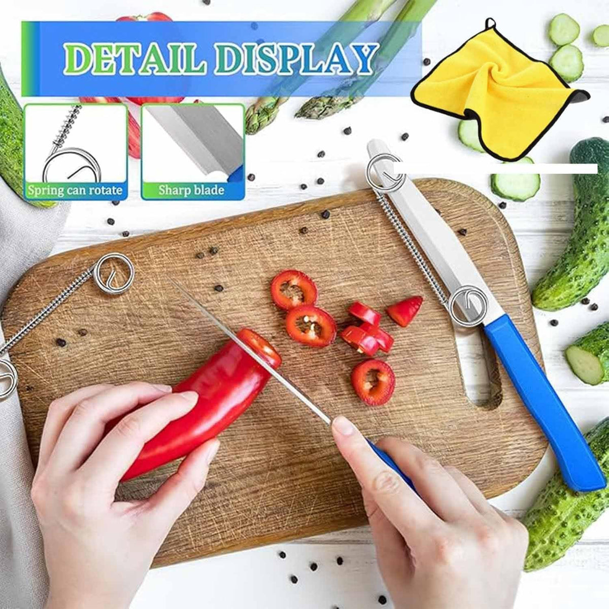 🔥LAST DAY 49% OFF - ✨Practical 2-in-1 Peeling & Slicing Knife