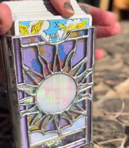 🔥Last Day 50% OFF - 🌈Opalescent Tarot Box—Turn Shuffles Into Rituals ✨