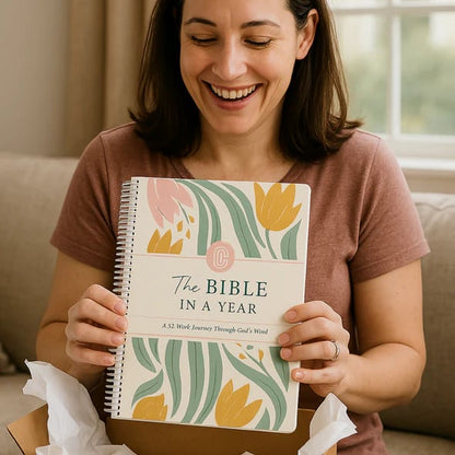 🔥LAST DAY 50% OFF -🙏🏼The Bible In A Year: A 52-Week Journey Through God's Word(✨Hardcover)