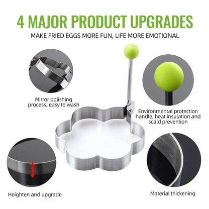 🔥Last Day Sale 49%🔥Stainless Steel Fried Egg Molds