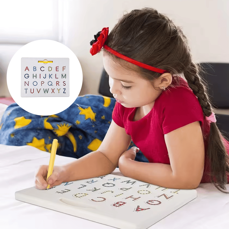 🔥LAST DAY 49% OFF - 2-in-1 Double Sided Magnetic Alphabet Edition