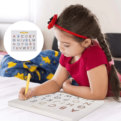 🔥LAST DAY 49% OFF - 2-in-1 Double Sided Magnetic Alphabet Edition