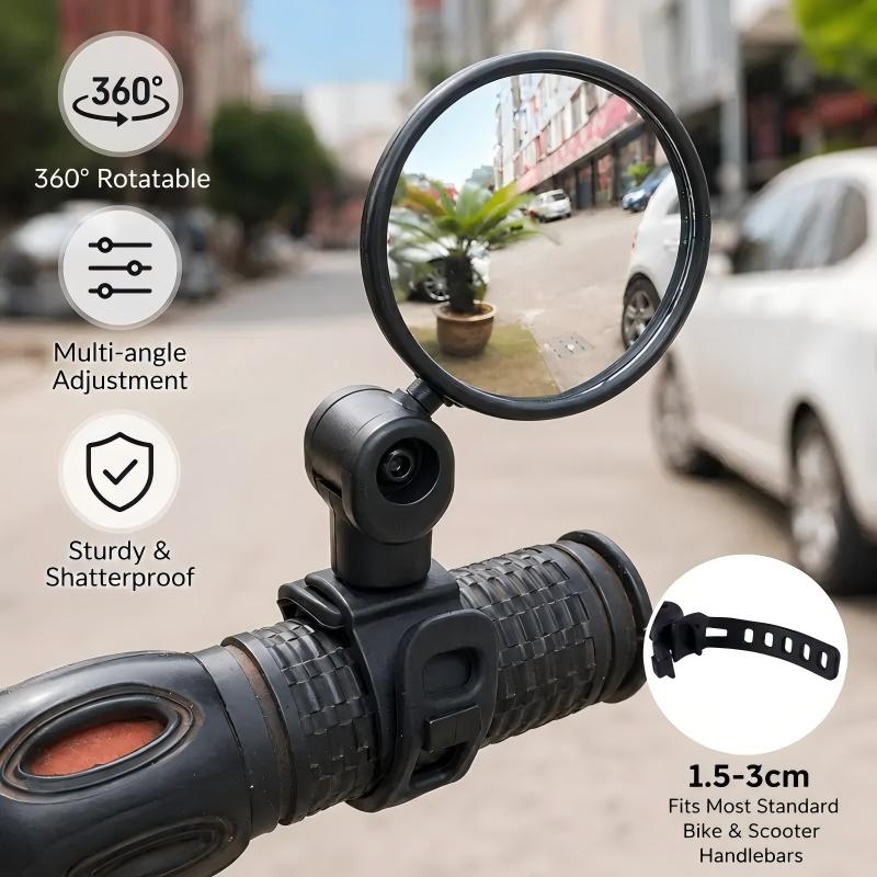 Bicycle Handlebar Convex Rearview Mirror