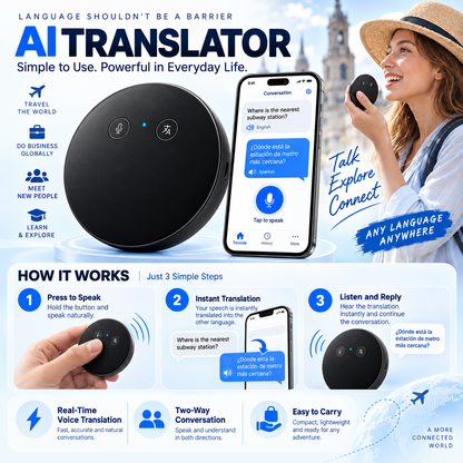 🌍 AI Smart Voice Translator – Speak, Learn & Connect Anywhere