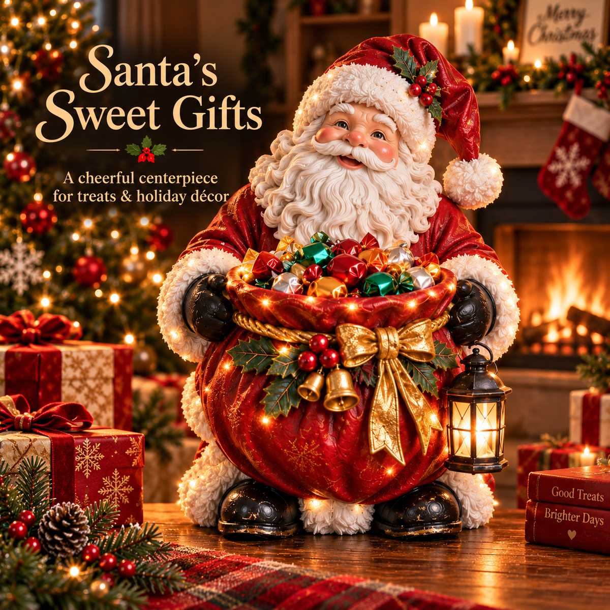 ✨Last Day 50% OFF✨ Lighted Christmas Candy Bowl Collection – 5 Festive Holiday Designs