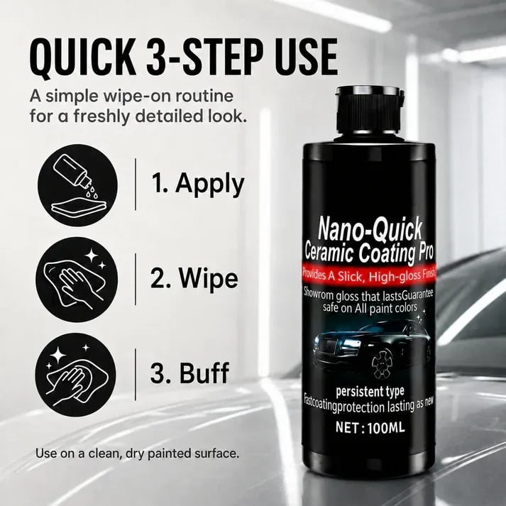 🚗 Hot Sale 49% Off -Automotive Nano Ceramic Coating Spray✨✨