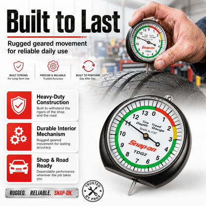 🛞 Snap-on TDG2 Dial-Type Tread Depth Gauge