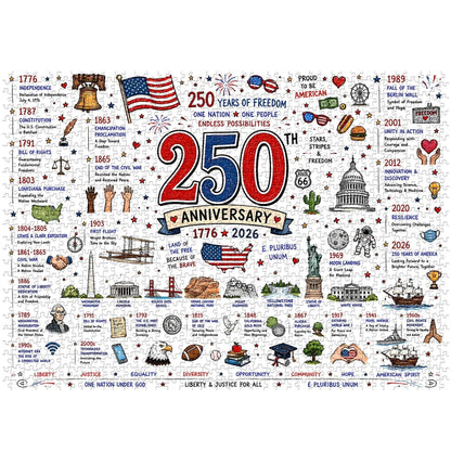 🧩 Patriotic America Jigsaw Puzzle 1000 Pieces 🎁