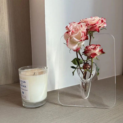 Picture frame vase