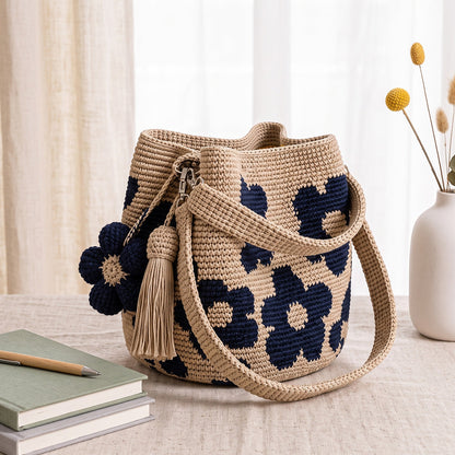 Handwoven Flower Bucket Bag🔥