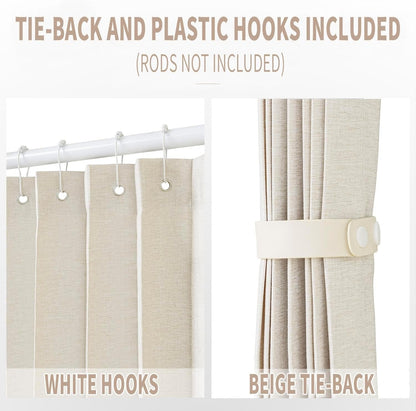 Pleated Folding Door Curtain | Accordion Room Divider with Magnetic Closure – Waterproof, No-Drill