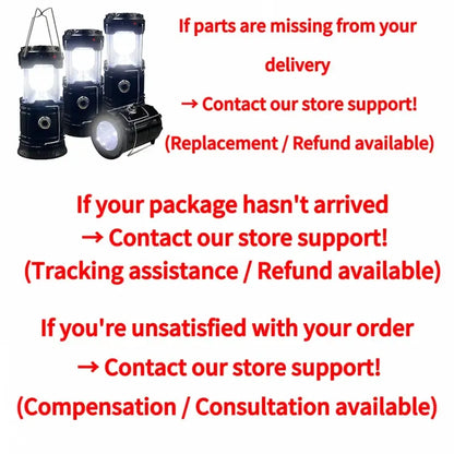 Foldable Compact LED Lanterns💡- Durable, Waterproof, Solar-USB Rechargeable, Solar Powered, Brightness Adjustable, Heat/Freeze Ready, Batteries-Included Emergency Lights with Flashlight Mode