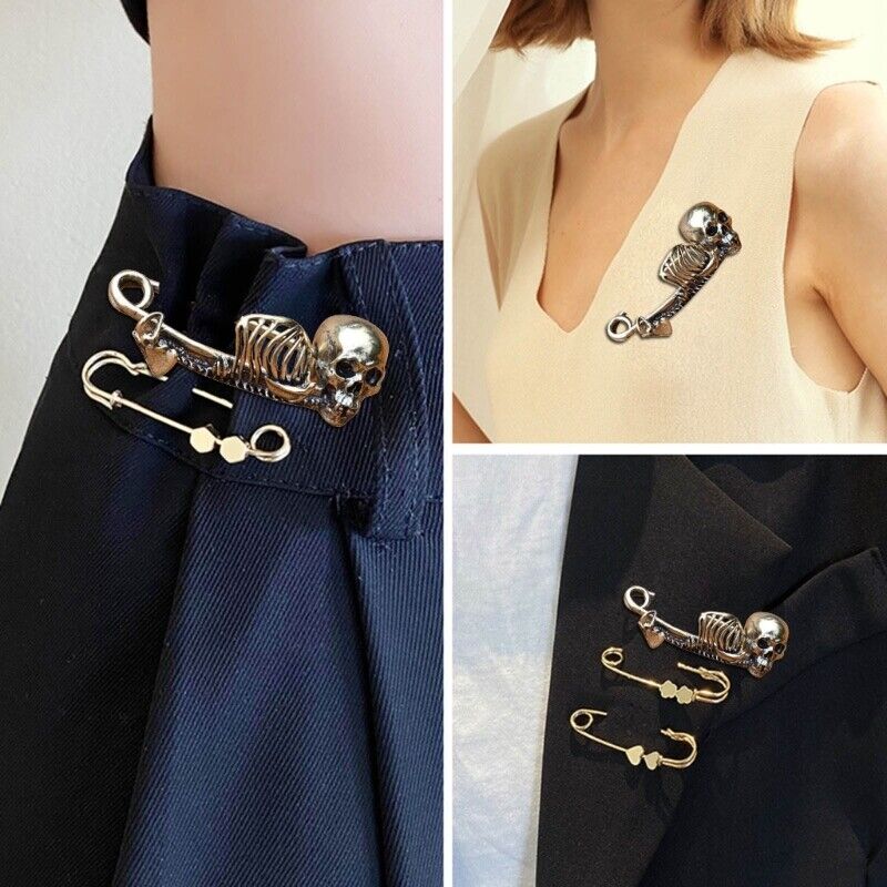 🔥🎁 - 🧷Mystical Skull Pin Brooch - Gothic Style Jewelry