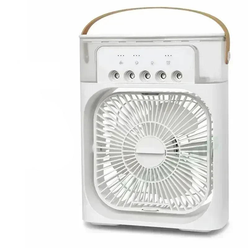 Portable Air Cooler Humidifier Fan with LED Night Light