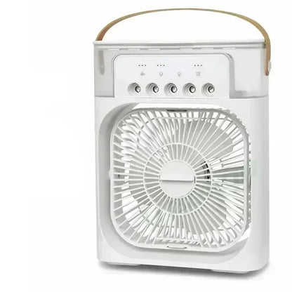 Portable Air Cooler Humidifier Fan with LED Night Light