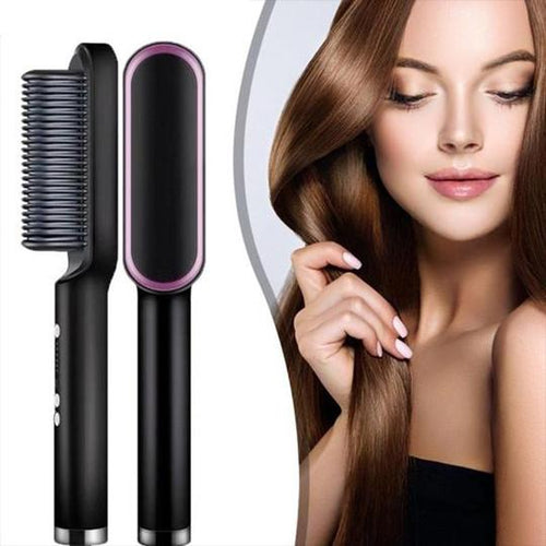 Negative lon Hair Straightener Styling Comb