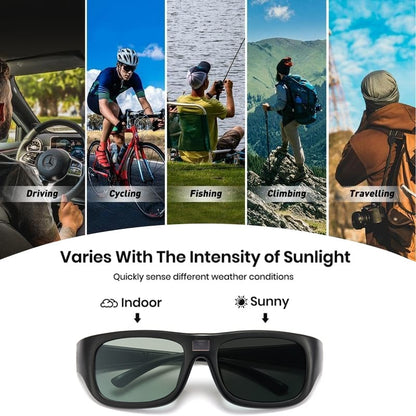 Smart Photochromic Polarized Sunglasses