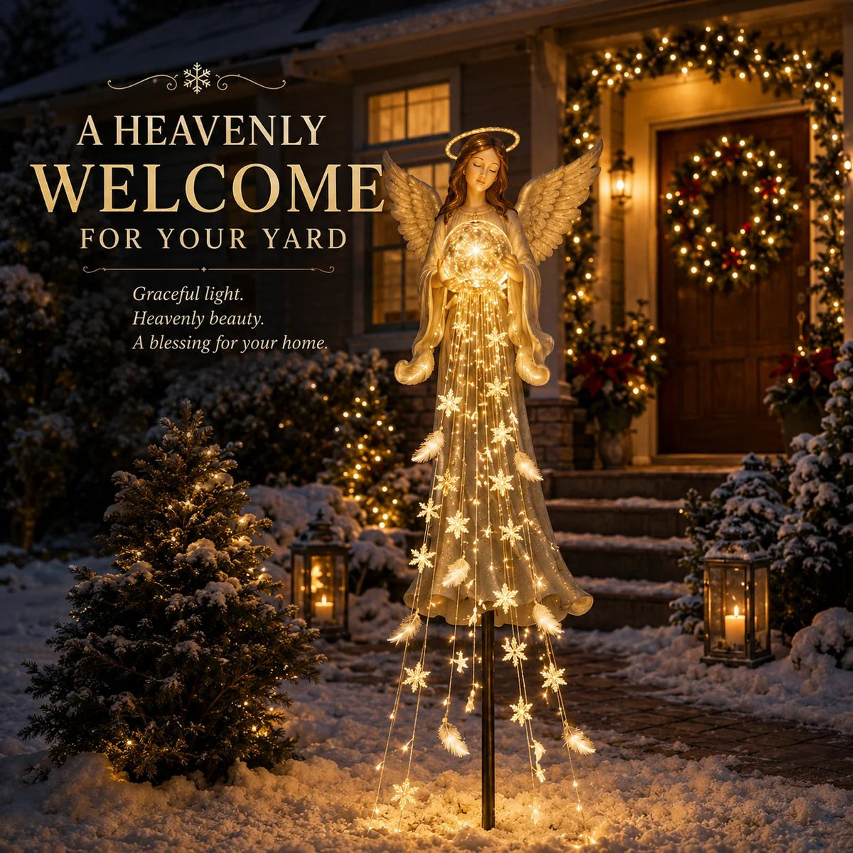 🔥🔥✨ Solar Angel Remembrance Garden Light👼